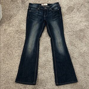 lei Dark Blue Flare Jeans